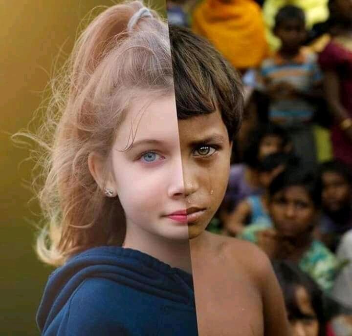 Kolase Foto Karya Ugur Gallenkus 'Menampar Hati', Sudahkah Kita Bersyukur?