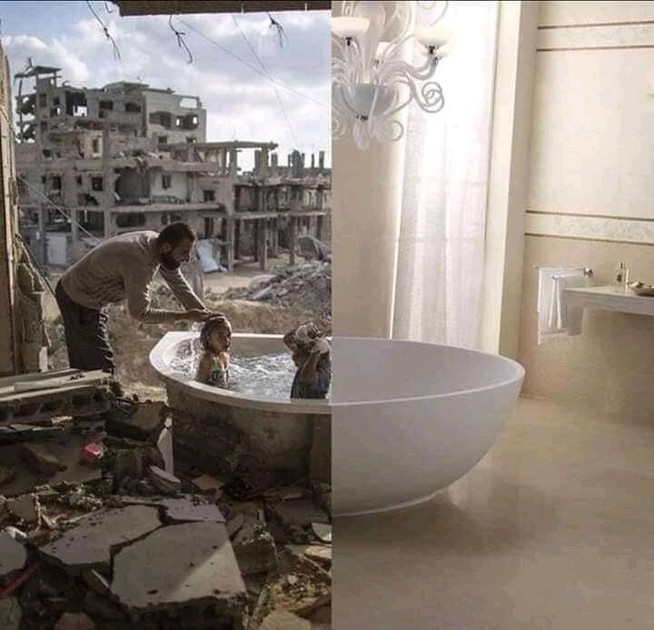 Kolase Foto Karya Ugur Gallenkus 'Menampar Hati', Sudahkah Kita Bersyukur?