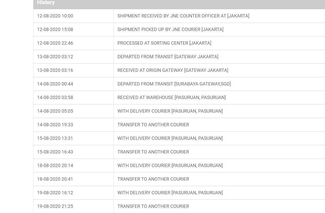 Menuntut Pertanggung Jawaban Ekspedisi JNE (Case ID: CAS-15339805-V4M5P9)