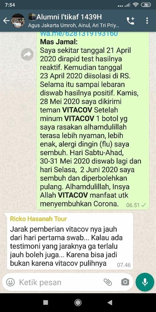 Peluang Usaha Suplemen Probiotik VitaCov