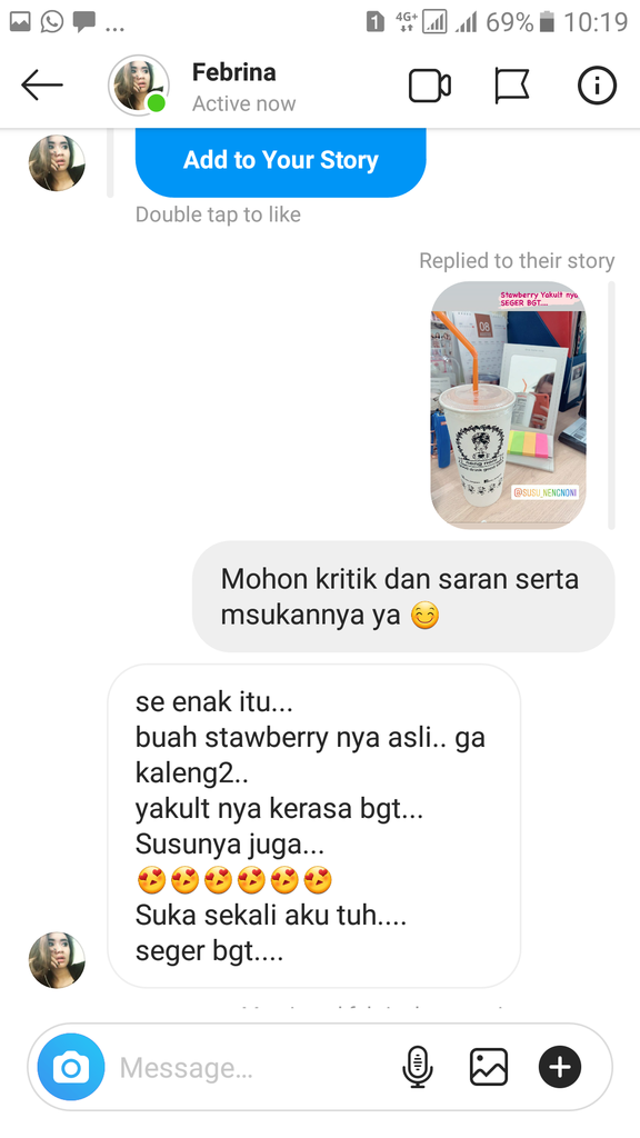SUSU neng noni, kedai susu murni dari peternakan sapi