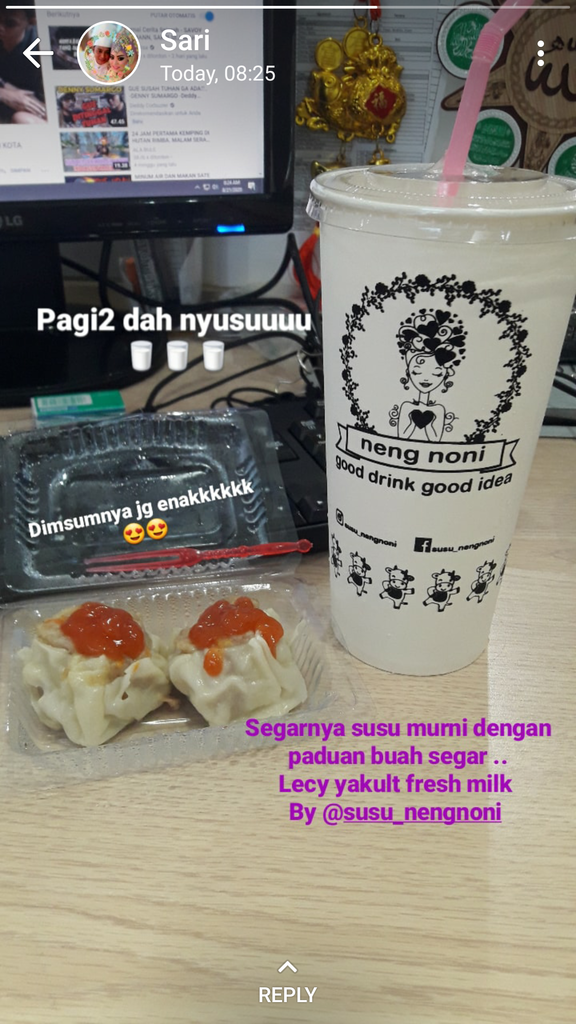 SUSU neng noni, kedai susu murni dari peternakan sapi