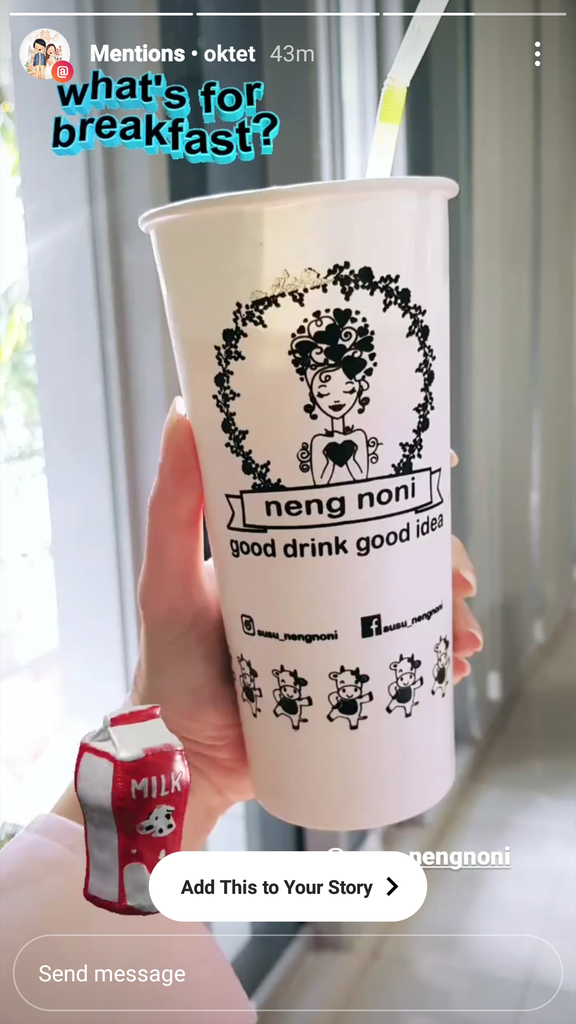 SUSU neng noni, kedai susu murni dari peternakan sapi