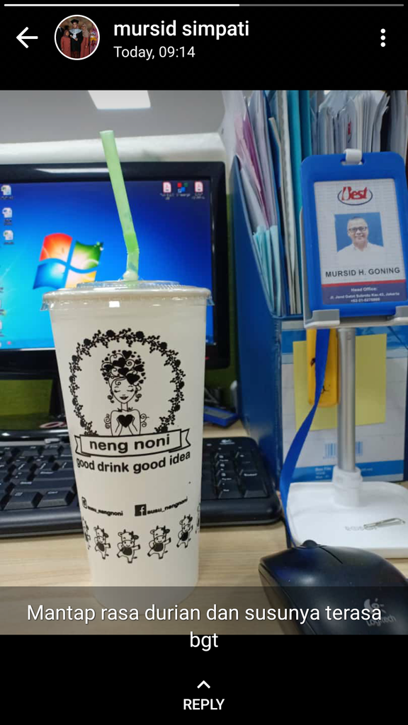 SUSU neng noni, kedai susu murni dari peternakan sapi
