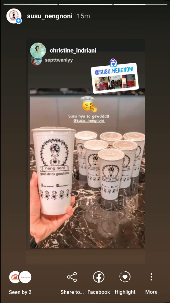 SUSU neng noni, kedai susu murni dari peternakan sapi