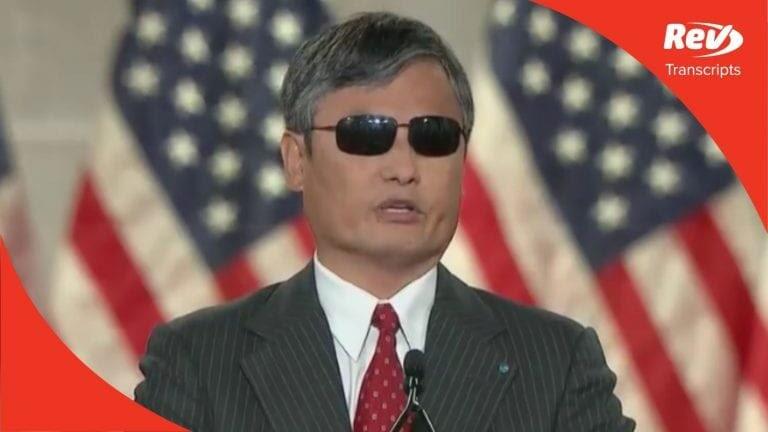 Transkrip Pidato Chen Guangcheng (Aktivis Hak-hak Sipil Tiongkok) Di RNC 2020