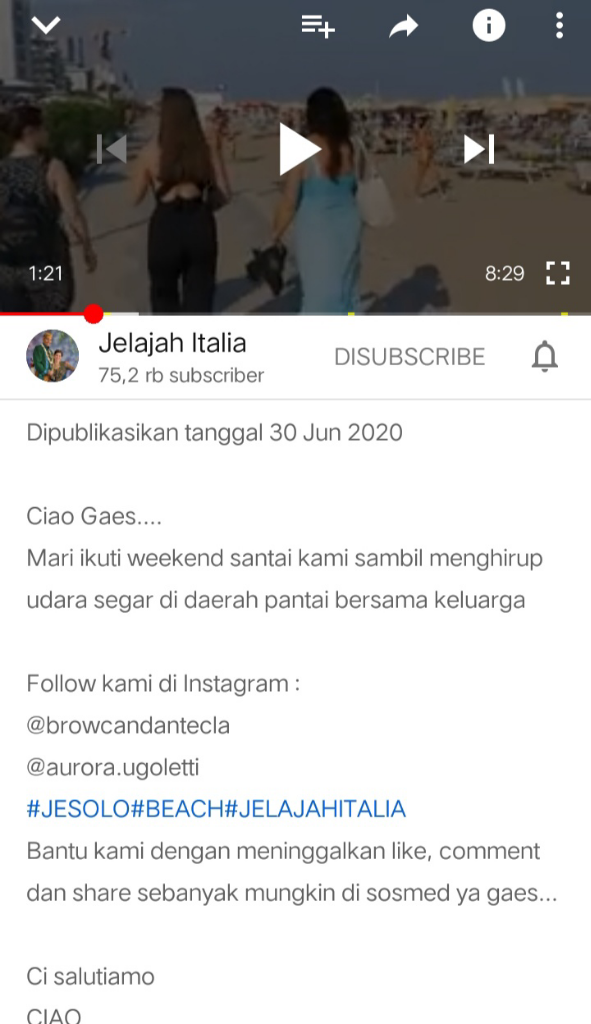Jelajah Italia Katanya Covid? Kok Di Italia Santuy Tanpa Masker?