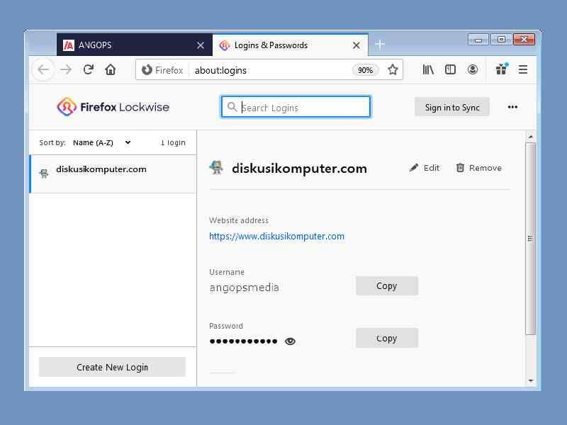 Bagaima cara melihat kata sandi yang tersimpan pada browser Mozilla FireFox