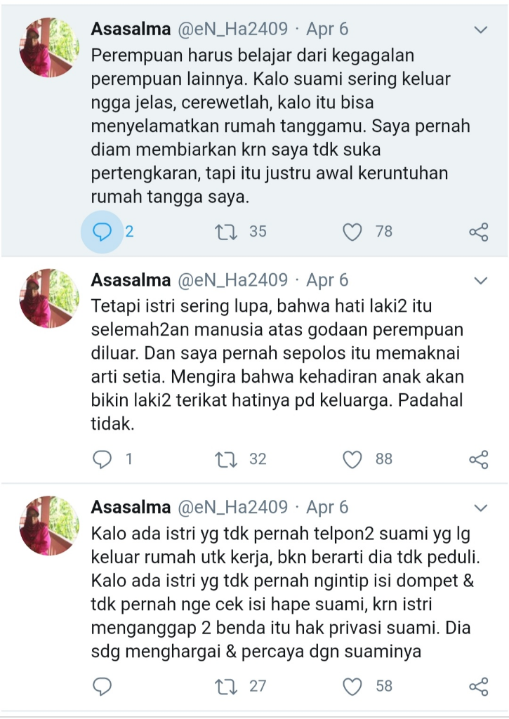 Habiskan Uang Suamimu Sebelum Perempuan Lain yang Menghabiskannya