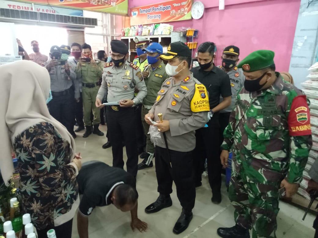 Polres Batu Bara Laksanakan Pendisiplinan Protokol Kesehatan
