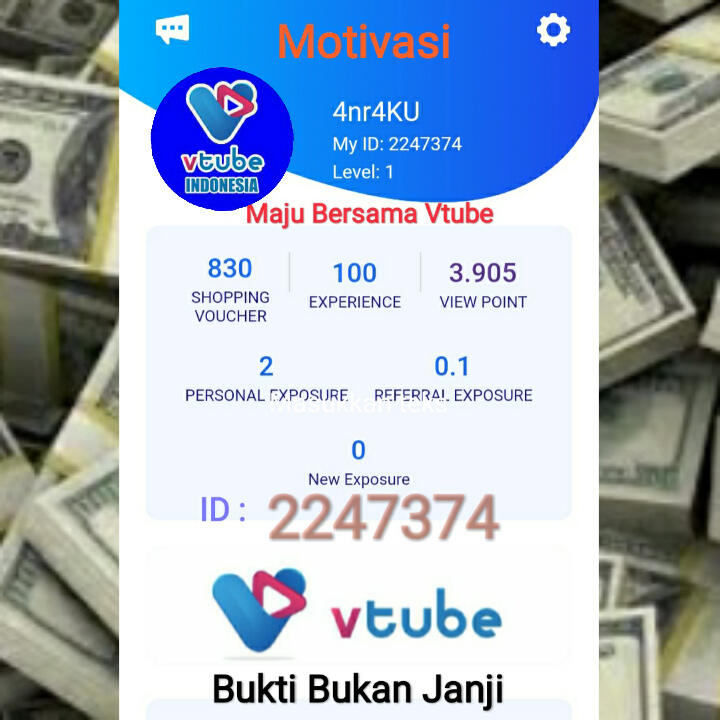 Segera Lakukan Register, Vtube Buka Gelombang Ke-3.Selasa, 01 September 2020.