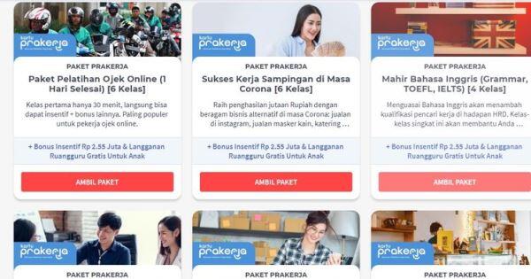 Dampak Positif Pelatihan Kartu Prakerja, Pelatihan Online-pun Makin Populer