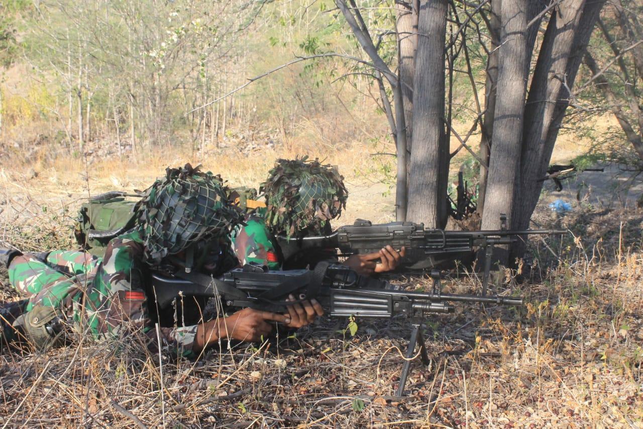 Latihan UST Tingkat Kompi Yonif Raider 515 Kostrad