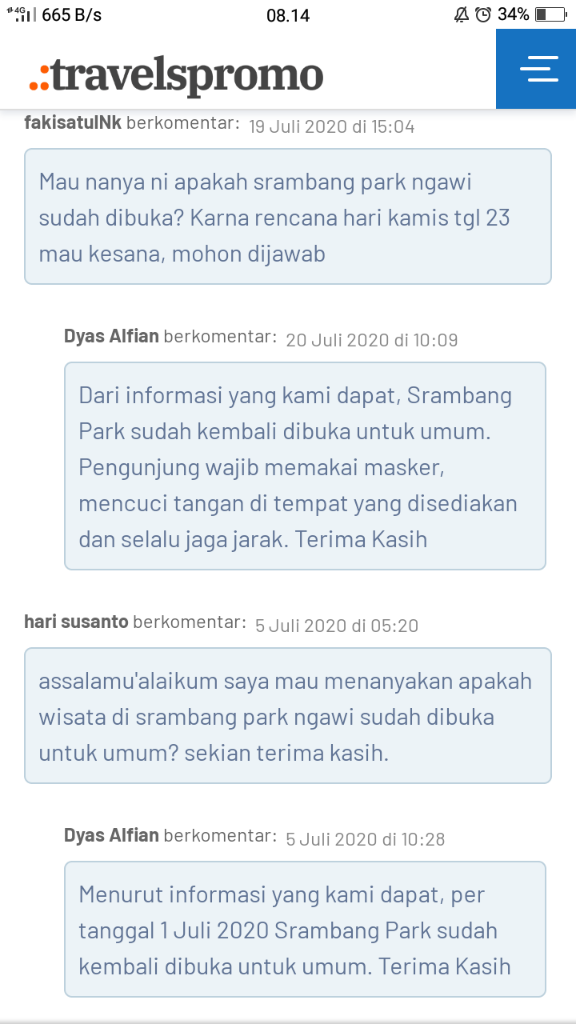 Kangen Wisata di Srambang Park? Ayo Kesana! 