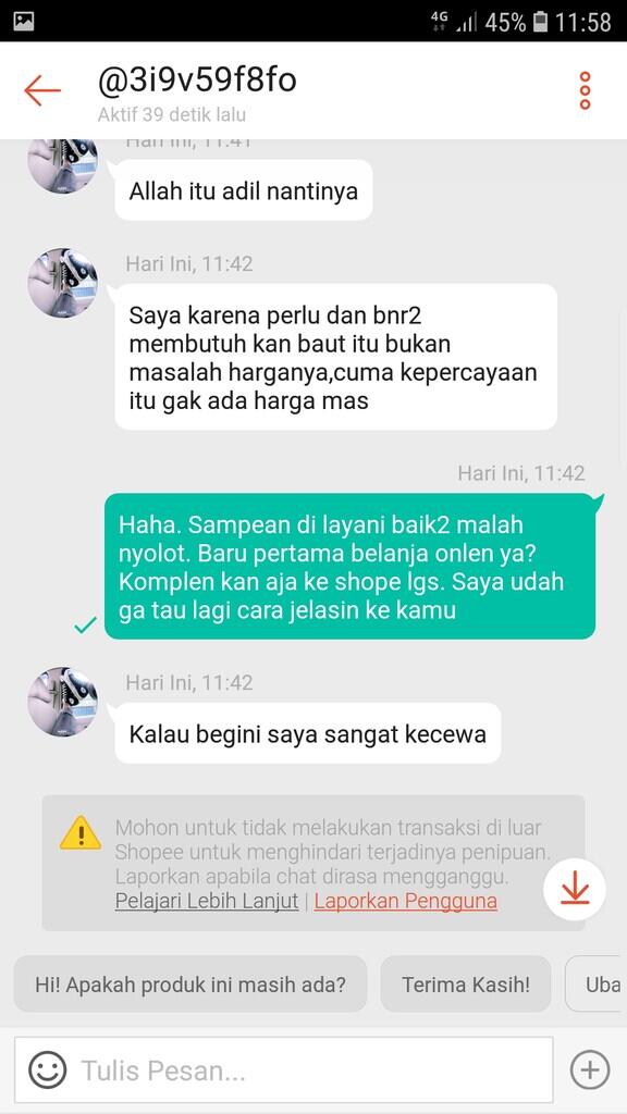 Sharing pengalaman, ane jualan online, sampai disumpahin pembeli