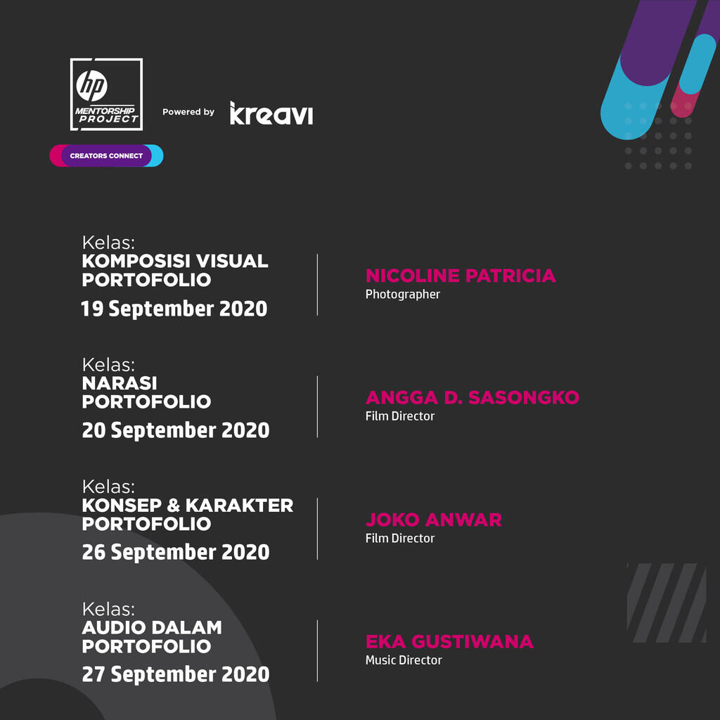 HP Inc Ajak Kreator Tanah Air Bergabung HP Mentorship Project: Creators Connect