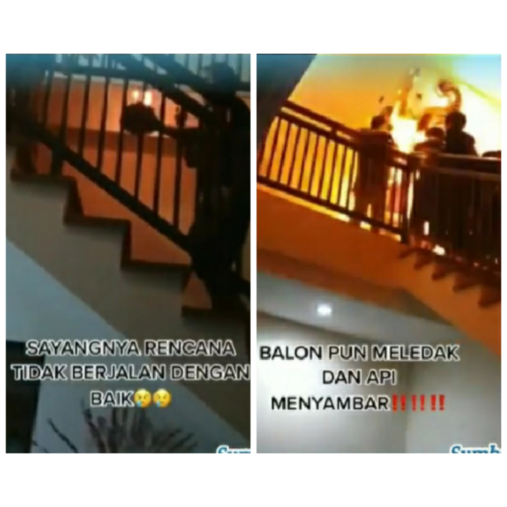 Ngeri! Niat Kasi Kejutan Buat Teman yang Ultah, Para Remaja ini Malah Disambar Api