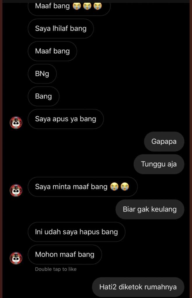 Salah tipu, Akun anak presiden ternyata...... 