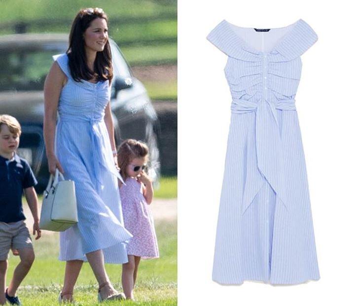 7 Potret Kate Middleton Pakai Baju Murah, Bukti Cantik Tak Harus Branded dan Mewah