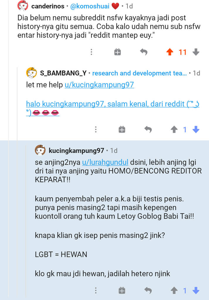 katakan jangan merusuh pada swiper!