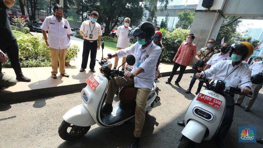 RI PUNYA STASIUN PENUKARAN BATERAI KENDARAAN LISTRIK, INI PENAMPAKANNYA.