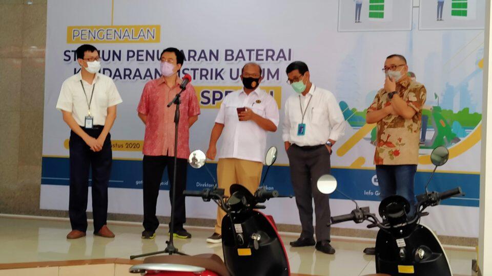 RI PUNYA STASIUN PENUKARAN BATERAI KENDARAAN LISTRIK, INI PENAMPAKANNYA.