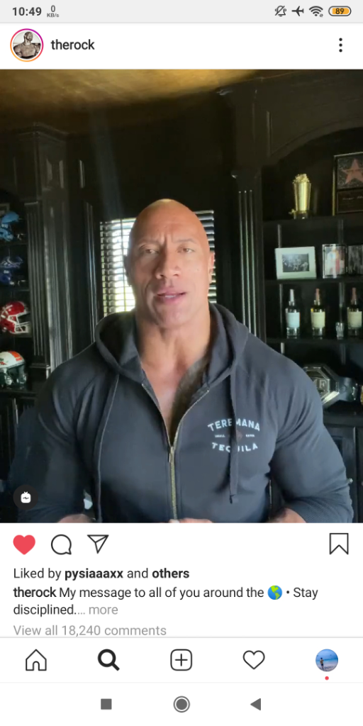 &quot;The Rock&quot; Positif COVID-19, Ini Pesan yang Ia Sampaikan Untuk Dunia