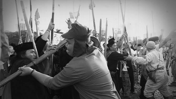 Jakarta Tahun 1945, Upacara Inggris Dan Belanda Di Istana Hindia Belanda