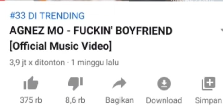 Wow! Lagu Lesty Kejora Menjadi Trending Youtube Mengalahkan Lagu Baru Agnes Monica