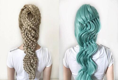 Remaja 17 tahun ini ciptakan model kepangan rambut yang keren banget!