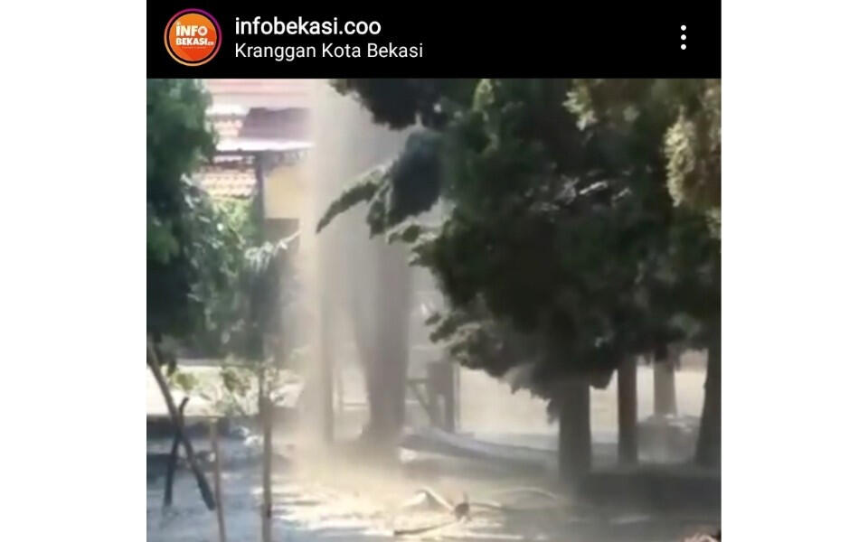 Viral, Semburan Lumpur di Bekasi, Kayak Lapindo