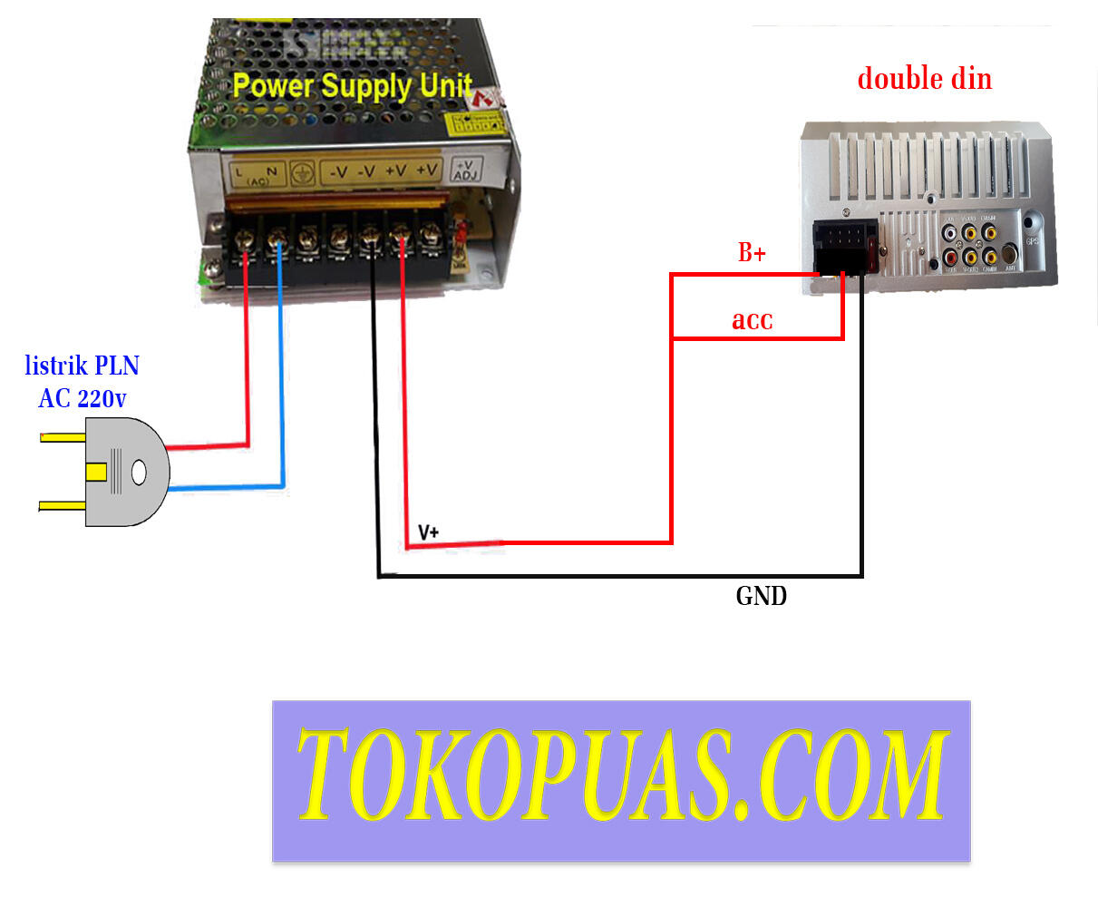 cara test head unit mobil sebelum di pasang