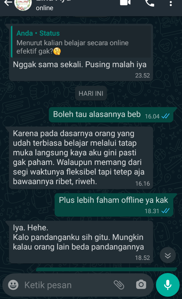 Efektifkah Belajar Online?