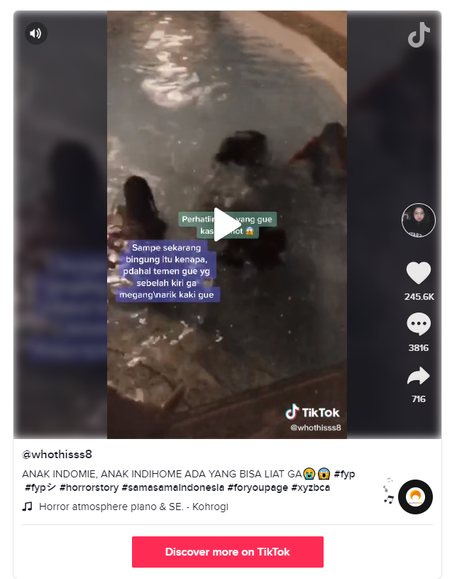 Merinding! Cewek Ini Cerita Kakinya Alami Luka Secara Misterius saat Renang