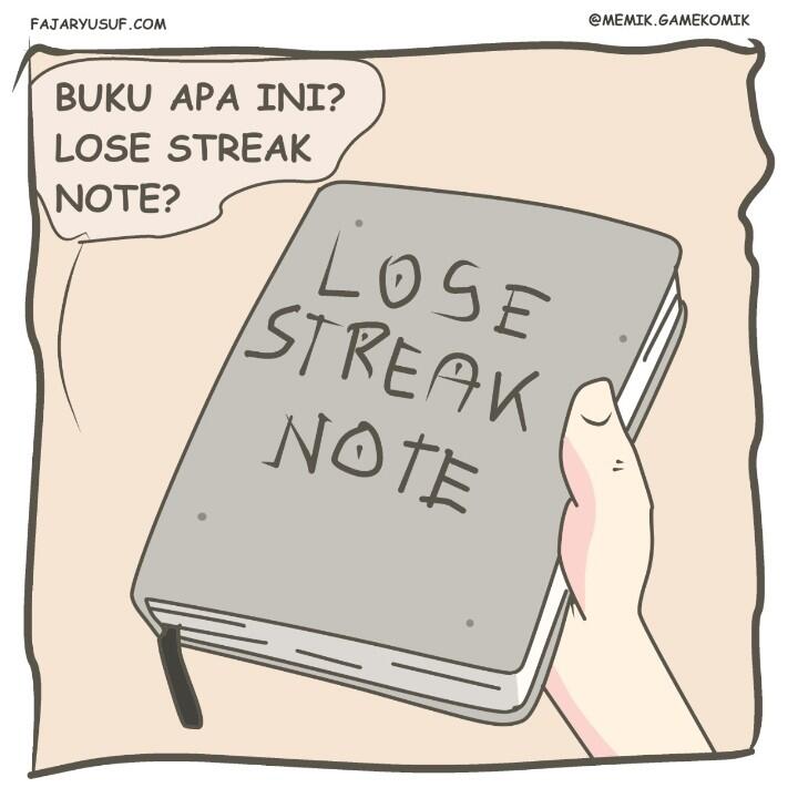 MEMIK Game Komik - Lose Streak Note