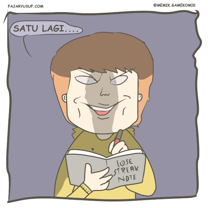 MEMIK Game Komik - Lose Streak Note