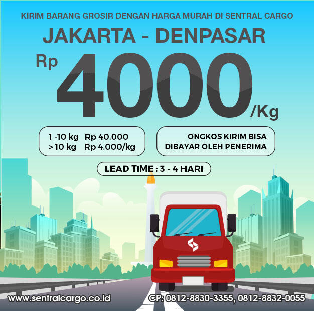 kirim barang ke denpasar