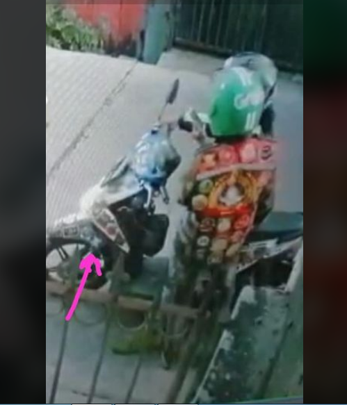 Ketika Aksi Maling Motor Cuma Berakhir Diatas Materai