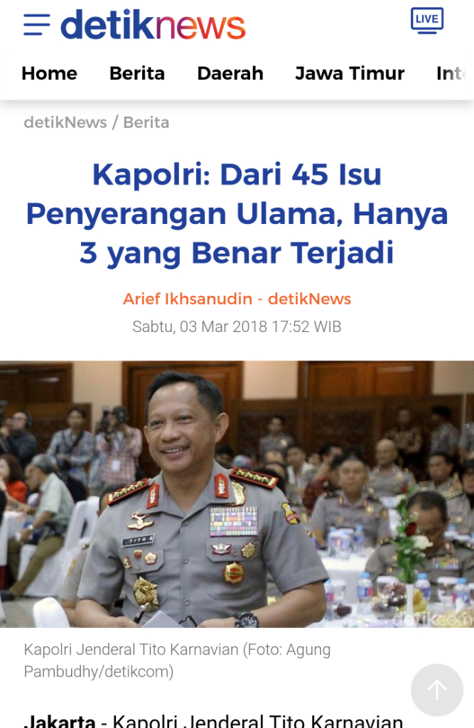 Eko: Penusuk SAJ Belum Tentu Gila, yang Gila Mereka yang Mengaitkannya dengan PKI