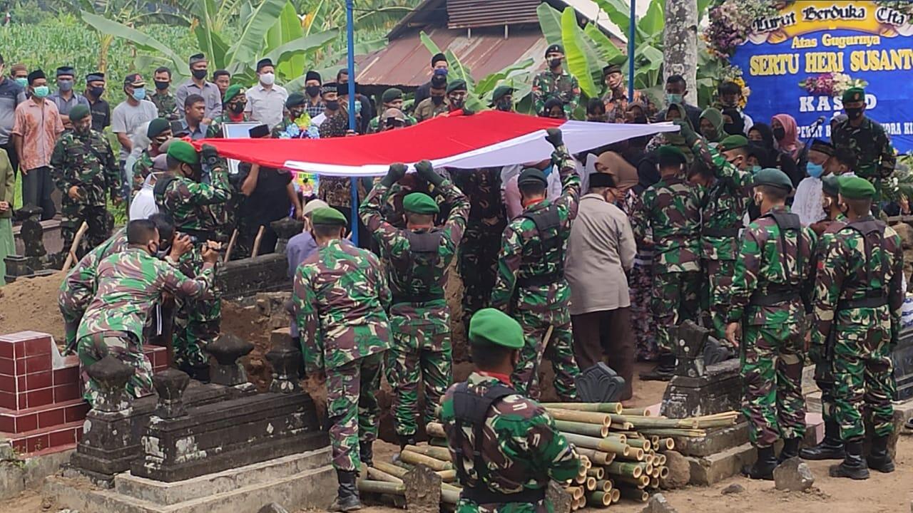 Jenazah Prajurit Yang Tewas di Papua Tiba di Bandara Yogyakarta