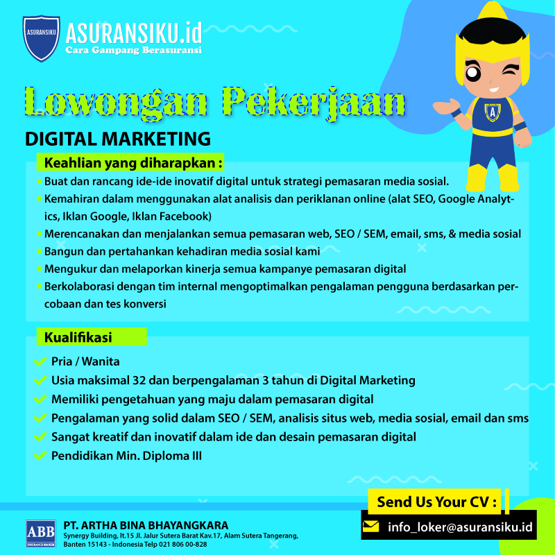 Lowongan Kerja EXPERT Digital Marketing