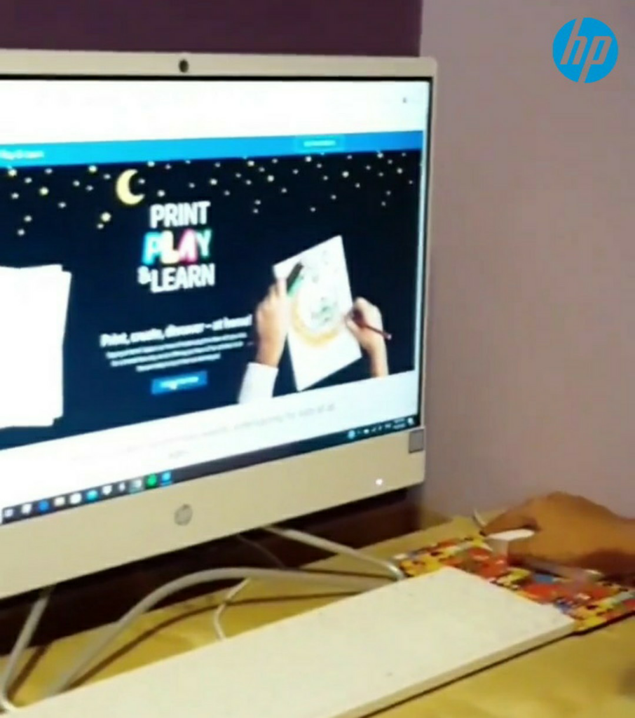 Belajar #DirumahAja Lebih Fun Dengan HP All-In-One PC 24 &quot;Print, Play &amp; Learn&quot;