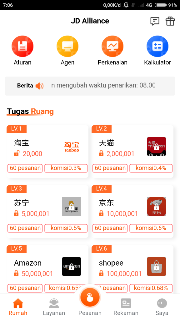 JD UNION 888 Aplikasi Saingan Alimama