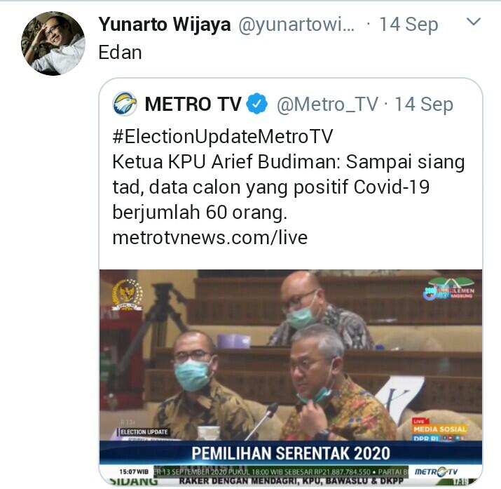 Muncul Desakan Pilkada Ditunda, KPU Tegaskan Ikut Aturan