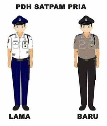 Seragam Satpam Baru Bikin Pangling Mirip Dengan Seragam Polisi