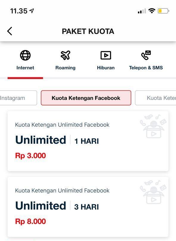 4 Paket Ketengan Telkomsel Unlimited Terbaru 2020