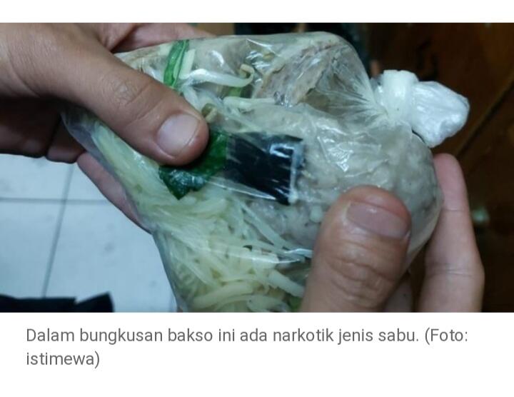 Keren! Trik Licik Untuk Sebuah Penyeludupan, Bakso Sabu Tiba-tiba Menjadi Booming