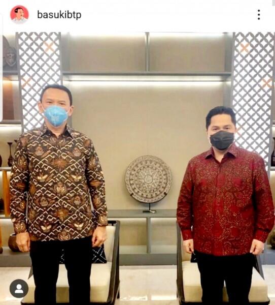 Tabayun ke Menteri BUMN, Ahok: Saya Akan Menjaga Soliditas Teamwork