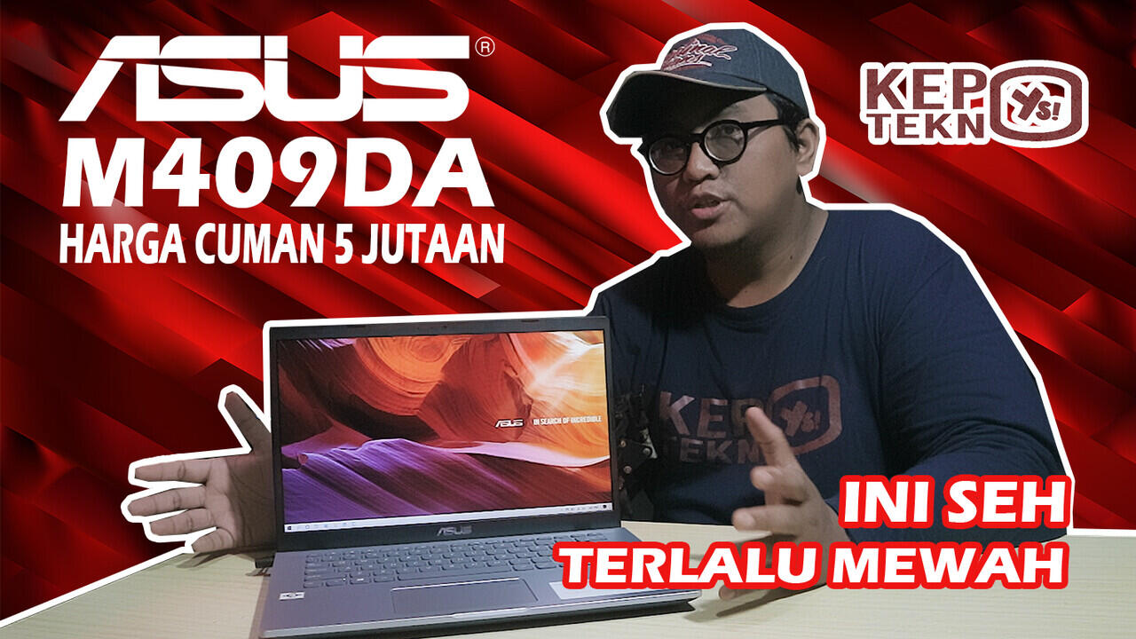 Review lengkap ASUS Vivobook M409DA AMD Athlon Gold 3150U