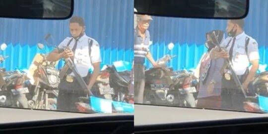 Satpam Bawa Senjata Laras Panjang?